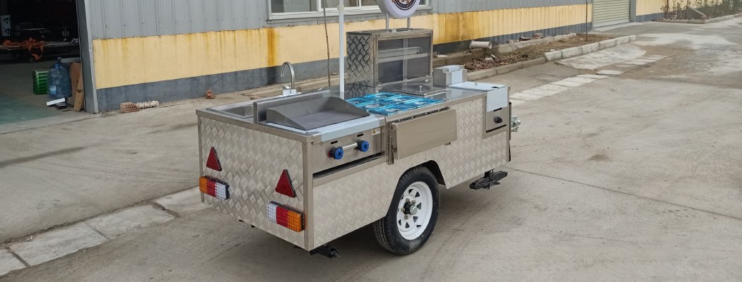 hot dog cart with grill and fryer for sale in usa